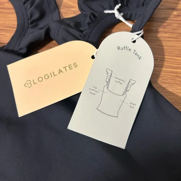 Blogilates Ruffle Tank M - Picture 2 of 3